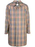 Burberry Vintage Check Car Coat - Neutrals