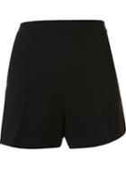 Boutique Moschino High Waisted Shorts, Women's, Size: 40, Black, Triacetate/polyester