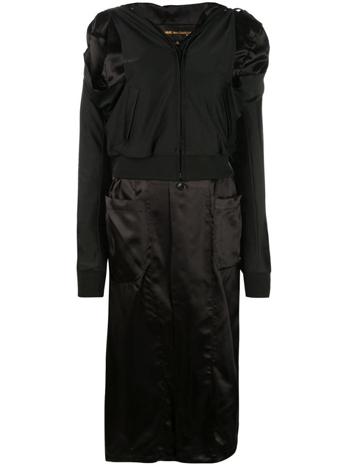 Comme Des Garçons Long Sweat-jacket - Black