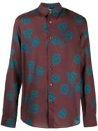 Ps Paul Smith Floral Print Shirt - Red