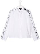 Dkny Kids Teen Button-embellished Shirt - White