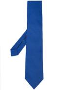 Isaia Micro Textured Tie - Blue