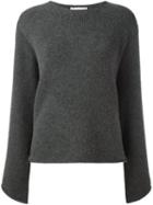 Chloé Oversized Sleeve Jumper, Women's, Size: Xs, Grey, Cashmere