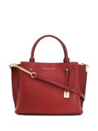 Michael Michael Kors Logo Plaque Tote Bag - Red