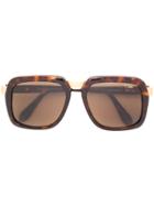 Cazal Tortoiseshell Oversized Sunglasses - Brown