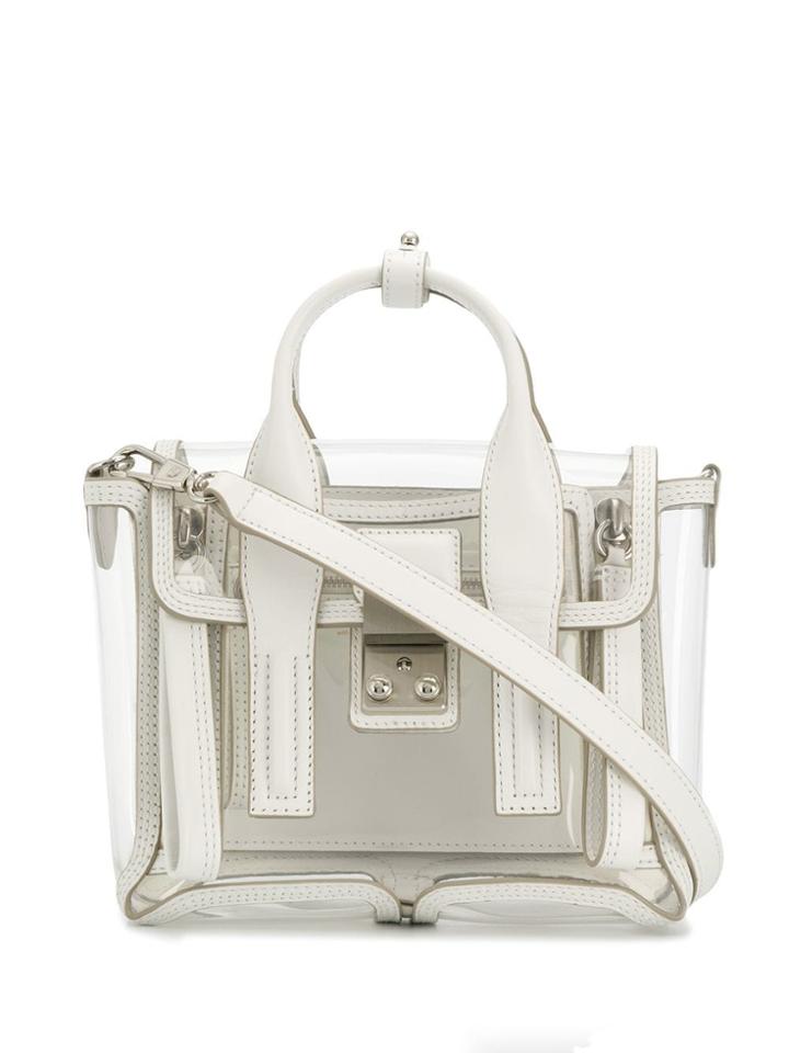 3.1 Phillip Lim Pashli Transparent Mini Satchel - White