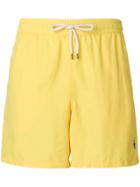 Polo Ralph Lauren Embroidered Logo Swimming Shorts - Yellow & Orange