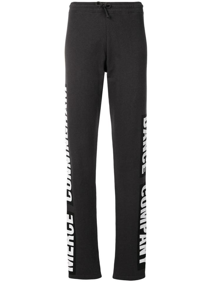 Acne Studios Printed Sweatpants - Black