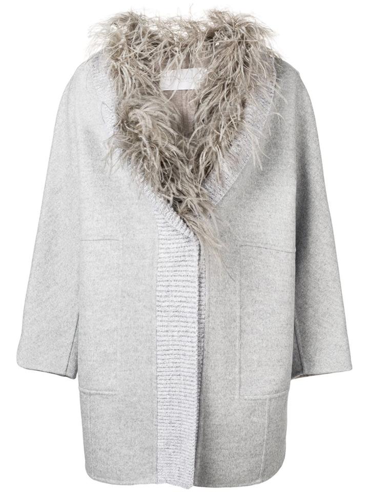 Fabiana Filippi Oversized Coat - Grey
