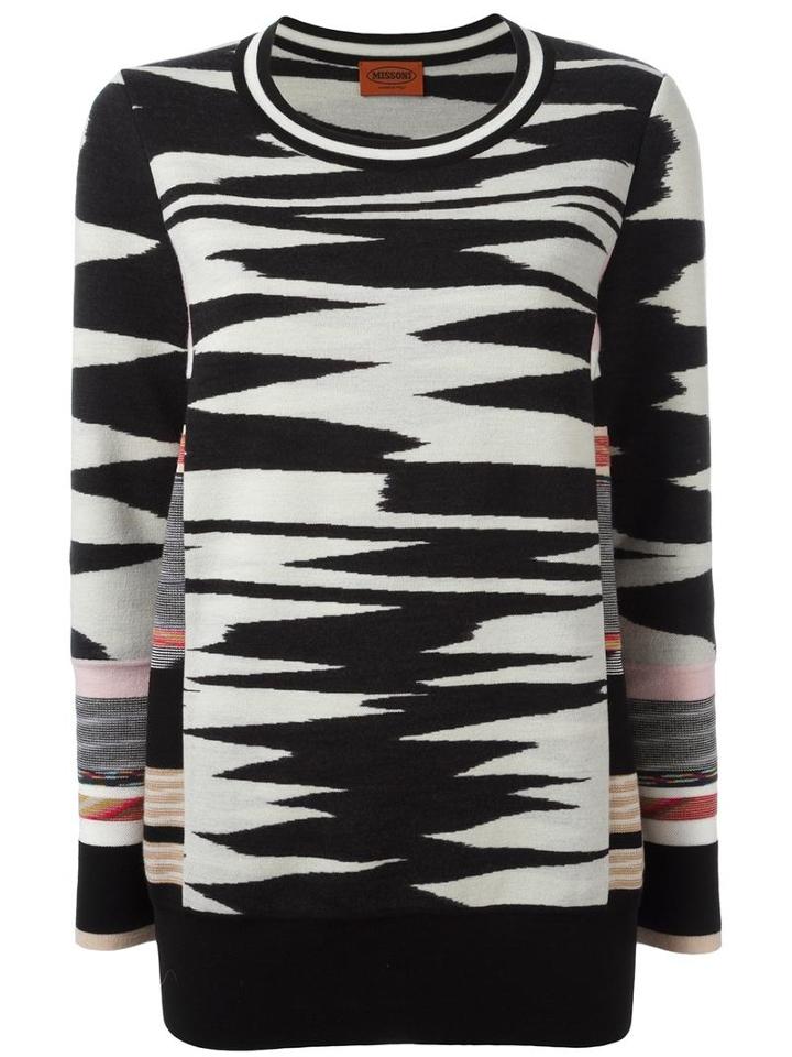 Missoni Patterned Jumper, Women's, Size: 46, Black, Wool/polyester