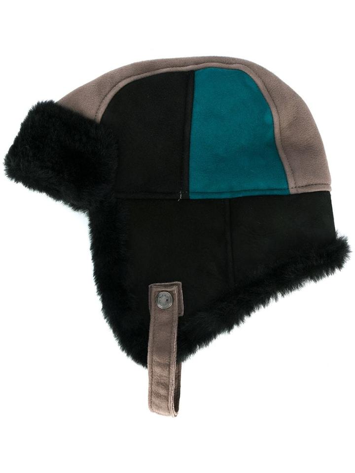 Paul Smith Colour Blocked Hat - Black