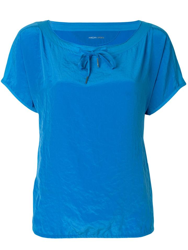 Marc Cain Front Tie T-shirt - Blue