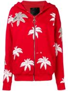 Philipp Plein Beaded Bomber Jacket - Red