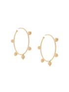 Carolina Bucci 18kt Gold Florentine Finish Bubble Hoops