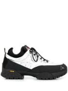 Roa Metallic Silver Lace-up Sneakers