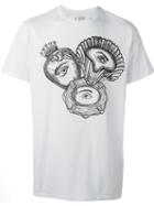 Faith Connexion Eye Print T-shirt, Men's, Size: M, White, Cotton