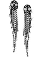 Dorothee Schumacher Crystal-embellished Chain Drop Earrings - Black