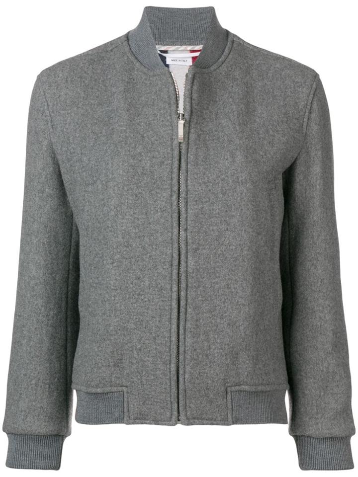 Thom Browne Classic Bomber Jacket - Grey