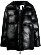 Khrisjoy Oversized Padded Coat - Black