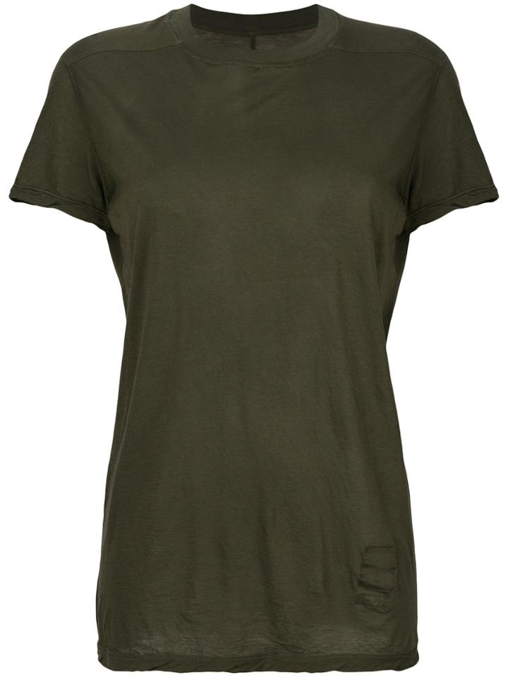 Rick Owens Drkshdw Shortsleeved Crew Level T-shirt - Green