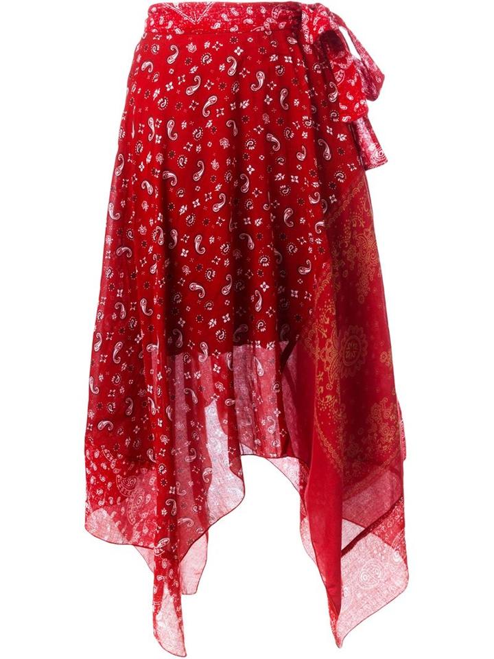 Diesel Multi Pattern Asymmetric Skirt