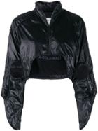 A-cold-wall* Cropped Raglan-shoulder Jacket - Black