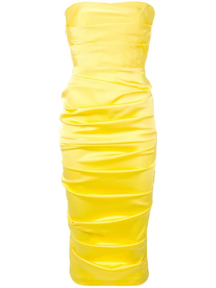 Alex Perry Ace Dress - Yellow