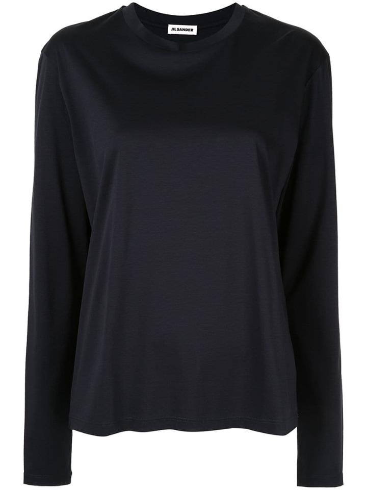 Jil Sander Plain Blouse - Blue
