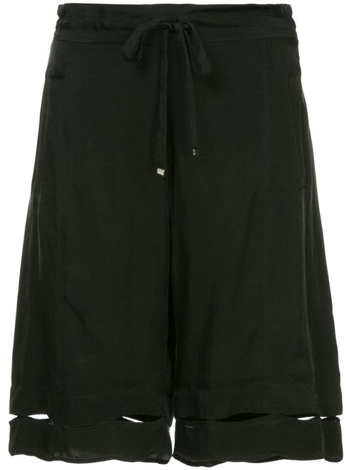 Taylor Bartacked Degree Shorts - Black