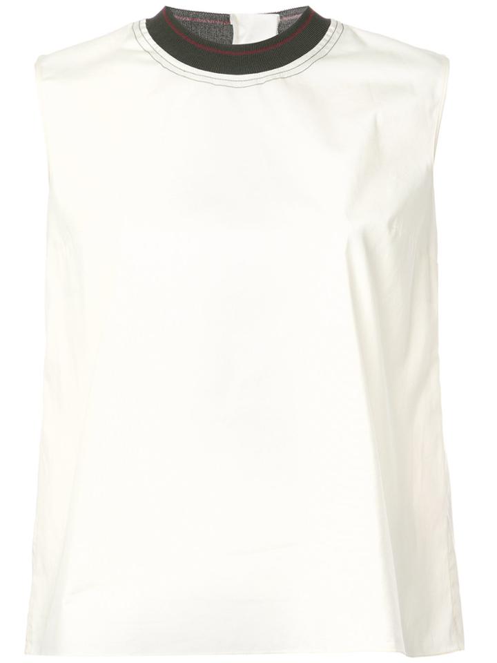 Roksanda Contrast Collar Blouse - White