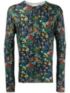 Etro Floral Embroidered Sweater - Blue