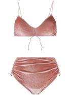 Oseree Two-piece Bikini Set - Pink
