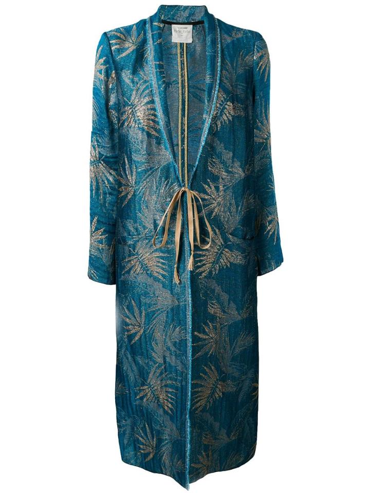 Forte Forte Lightweight Linen Coat - Blue