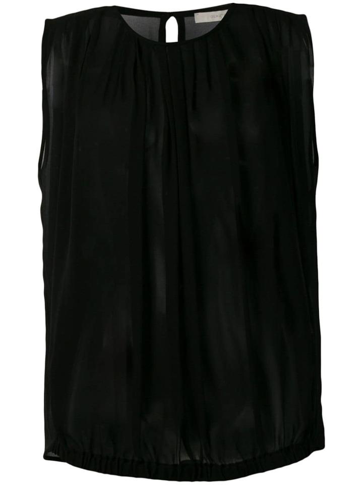 L'autre Chose Sheer Top - Black