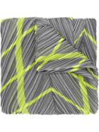 Pleats Please By Issey Miyake Grid Line Scarf