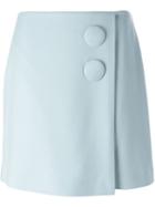 Adam Lippes Button Wrap Skirt