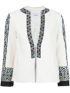 Derek Lam 10 Crosby Embroidered Fitted Jacket