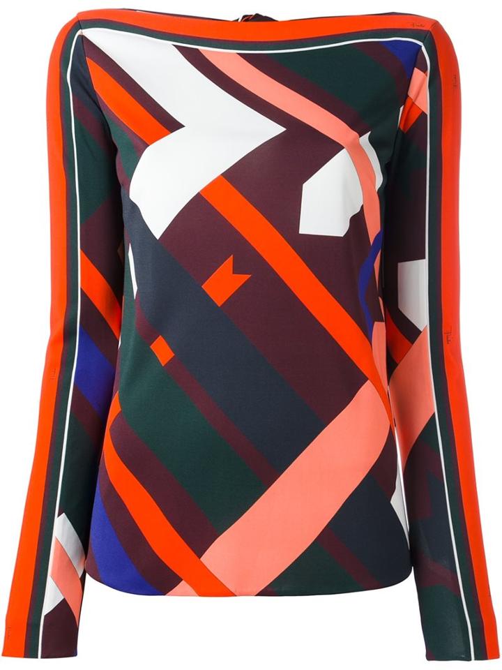 Emilio Pucci 'arancio' Blouse
