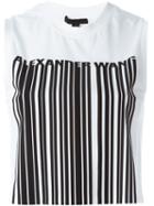 Alexander Wang Welded Barcode Tank Top, Women's, Size: Small, White, Cotton