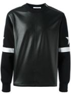 Givenchy Stars And Stripe Sweatshirt, Men's, Size: Medium, Black, Lamb Skin/viscose/cupro/spandex/elastane