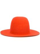 Études 'sesam' Hat, Men's, Size: 56, Yellow/orange, Leather/wool Felt