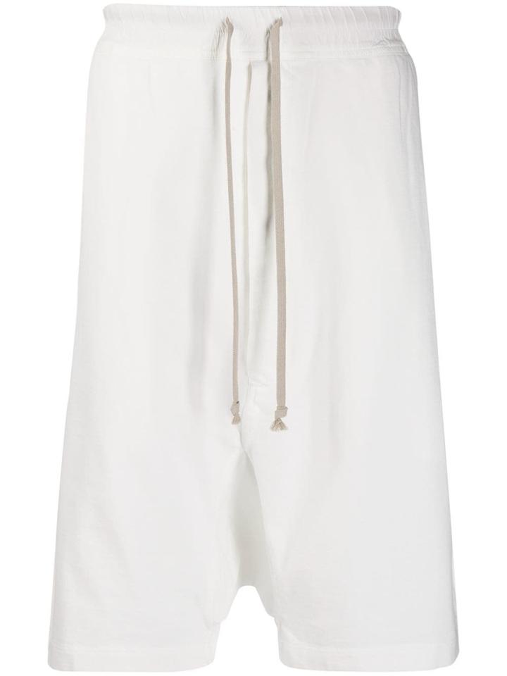 Rick Owens Drkshdw Classic Dropped-crotch Shorts - White