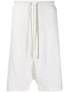 Rick Owens Drkshdw Classic Dropped-crotch Shorts - White