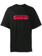 Daniel Patrick Boxy Logo Print T-shirt - Black