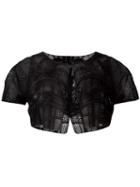 Iris Van Herpen Fiber Glass Mesh Jacket, Women's, Size: 36, Black, Other Fibres