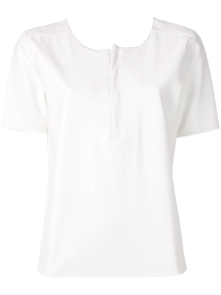 Twin-set Creativity Saves The World T-shirt, Women's, Size: Large, White, Viscose/polyurethane Resin/polyester/spandex/elastane