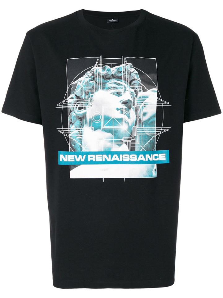 Marcelo Burlon County Of Milan - Kono T-shirt - Men - Cotton/polyester - S, Black, Cotton/polyester