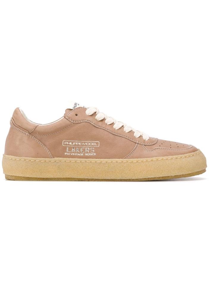 Philippe Model Lakers Vintage Sneakers - Brown