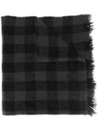 Rick Owens Checked Scarf