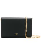 Tom Ford Foldover Clutch Bag - Black